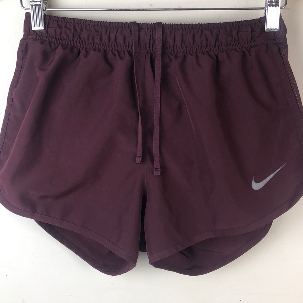 Maroon/Sangria colored Nike shorts